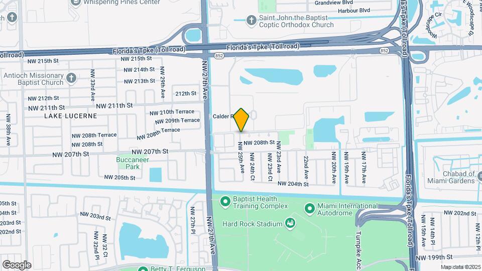 20833 NW 25th Ave Mapa y Detalles de la Ubicación