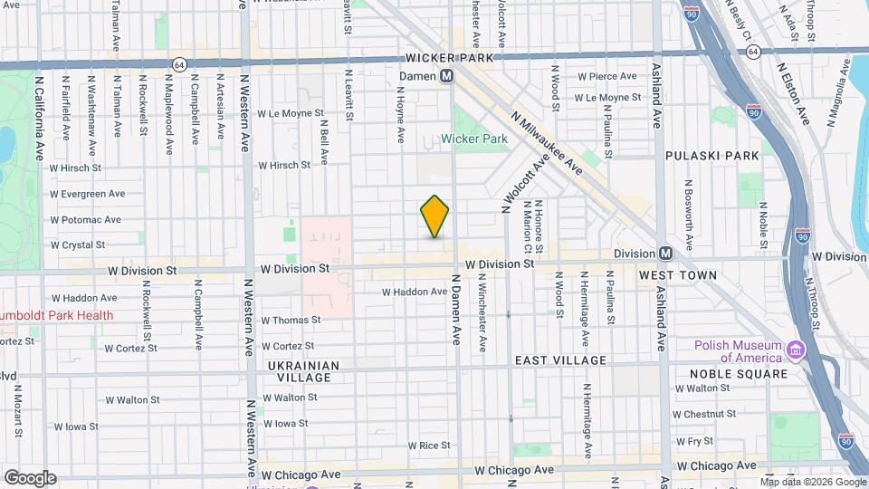 2025 W Crystal St Map and Location Details