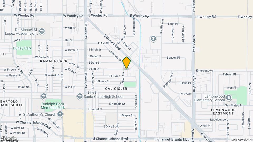 Elm Park Apartments Map and Location Details