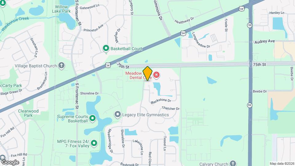 601 Blackstone Ct Map and Location Details