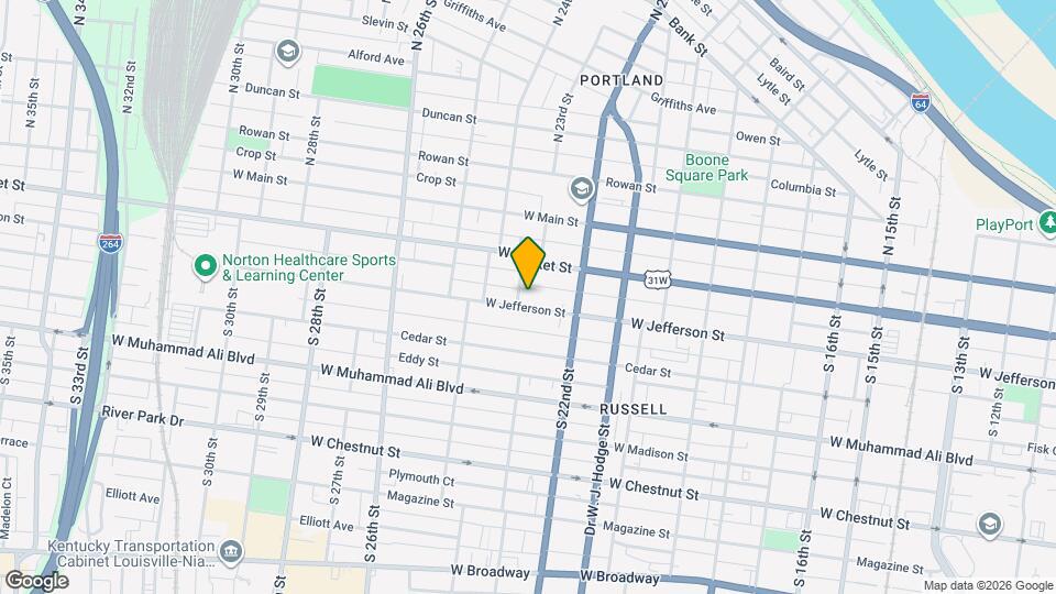 2239 W Jefferson St Mapa y Detalles de la Ubicación