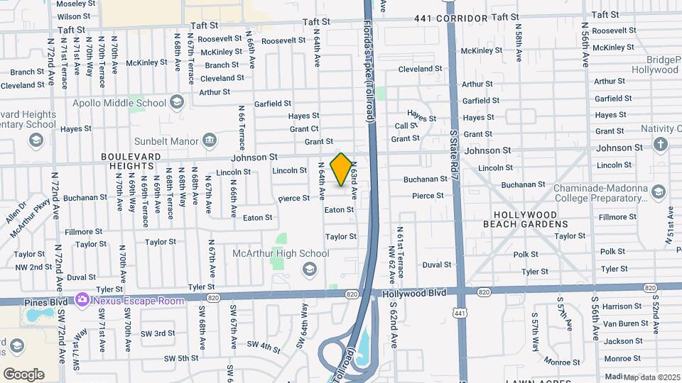 6317 Pierce St Map and Location Details