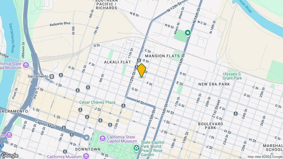 1233 F St Map and Location Details