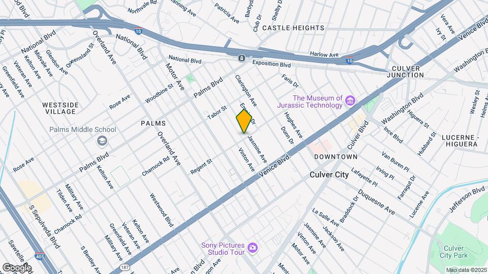 3685 Jasmine Ave Map and Location Details