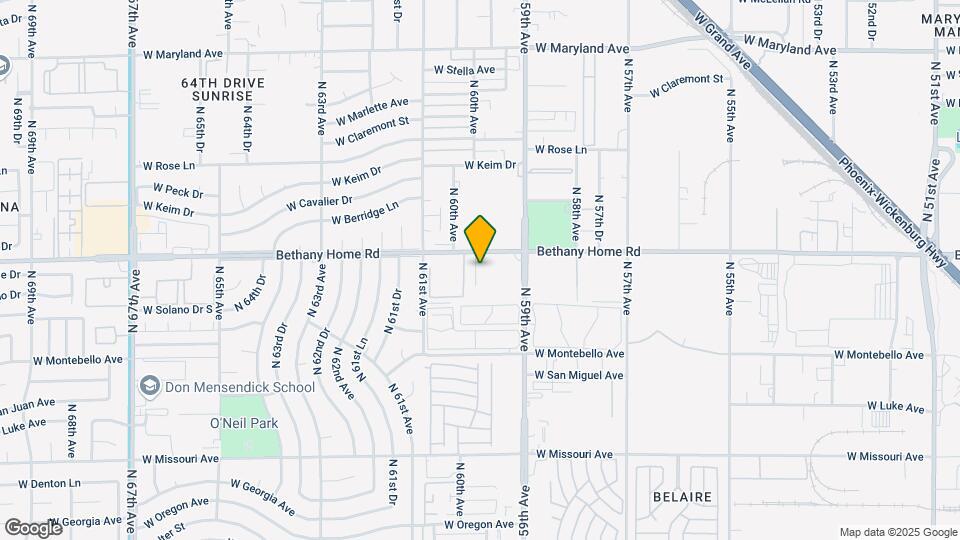 5811-5827 N 59th Ave Map and Location Details
