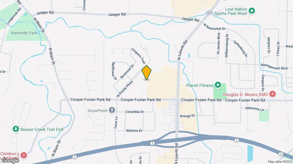Lorain Pointe Senior Apartments Map and Location Details