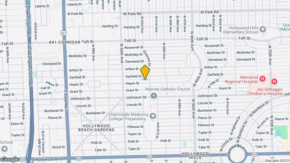 5207 Hayes St Map and Location Details