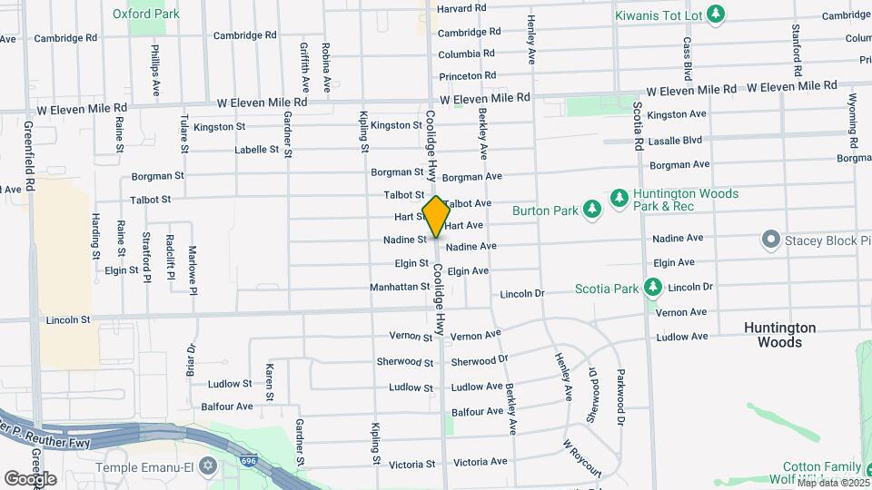 26135 Coolidge Hwy Map and Location Details