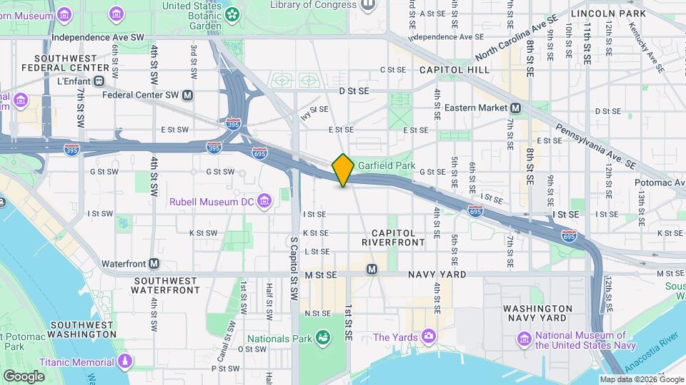 853 New Jersey Ave SE, Unit 1039 Map and Location Details