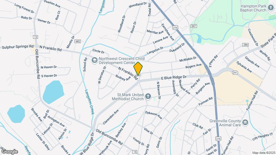 700 N Franklin Rd Map and Location Details