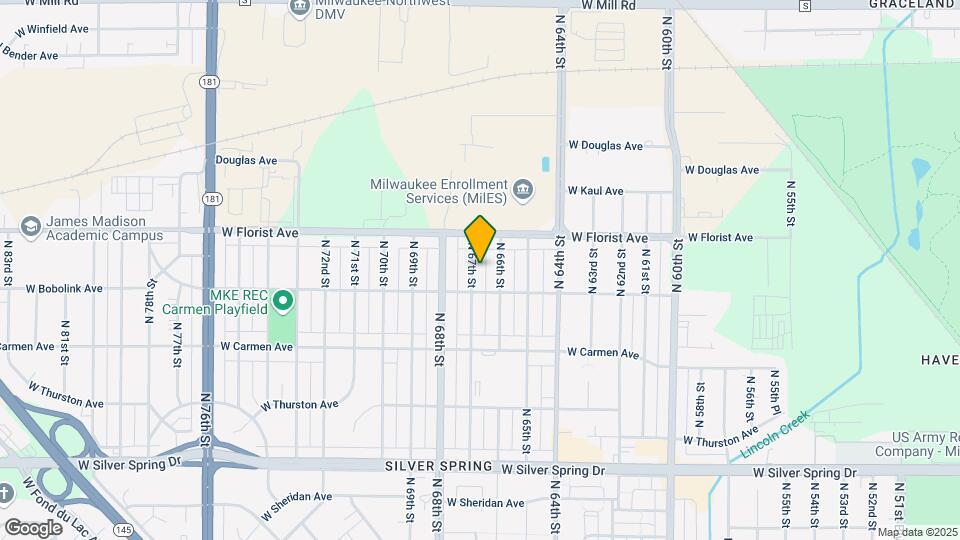 5930 N 67th St Map and Location Details