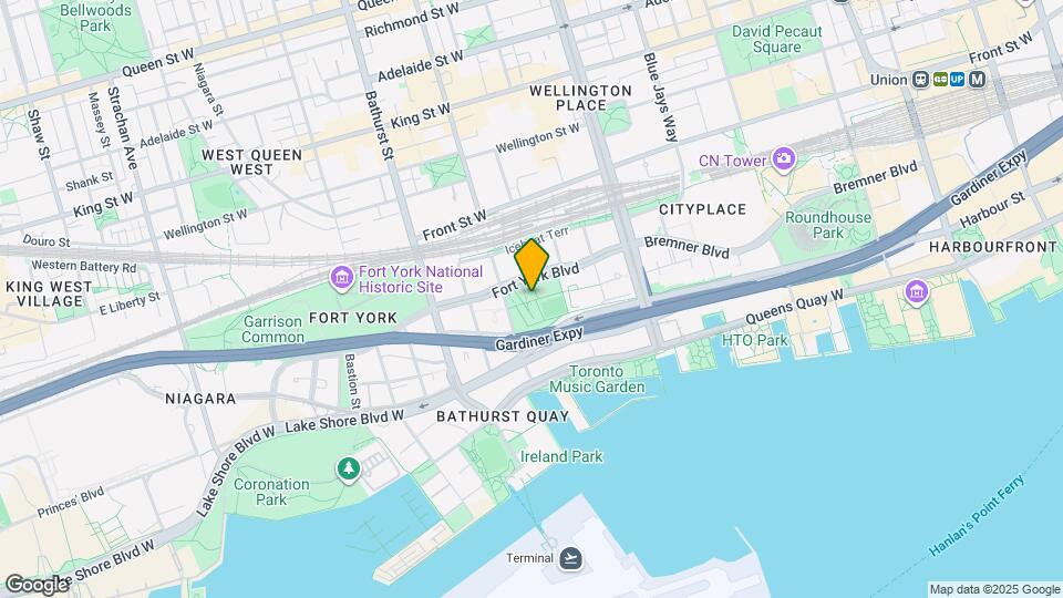 95 Fort York Blvd Map and Location Details