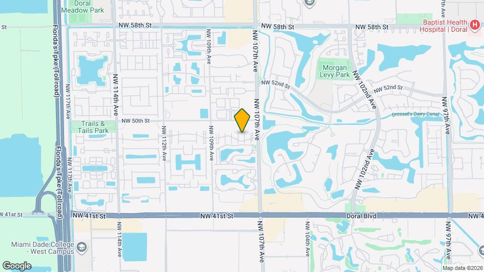 4874 NW 107th Path Map and Location Details
