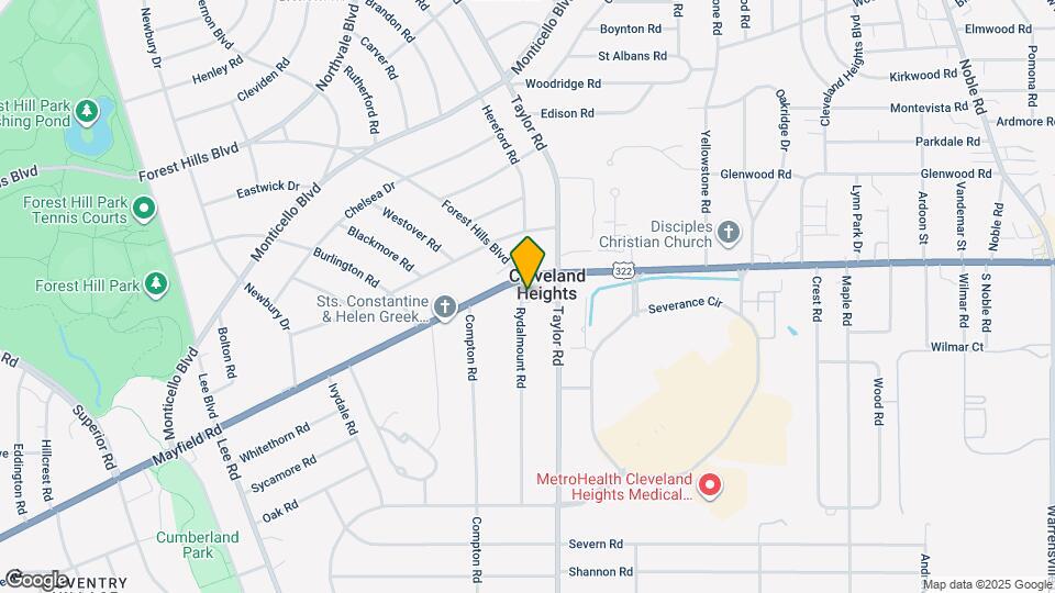 1469 Rydalmount Rd Map and Location Details