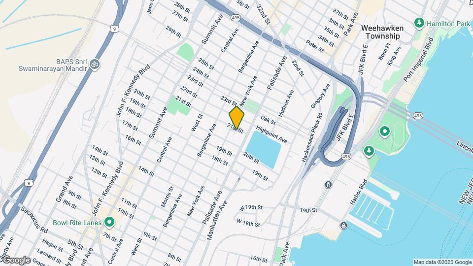 315 21st St Map and Location Details
