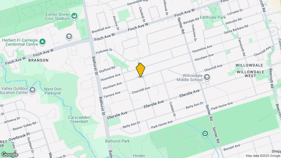 377 Horsham Ave Map and Location Details