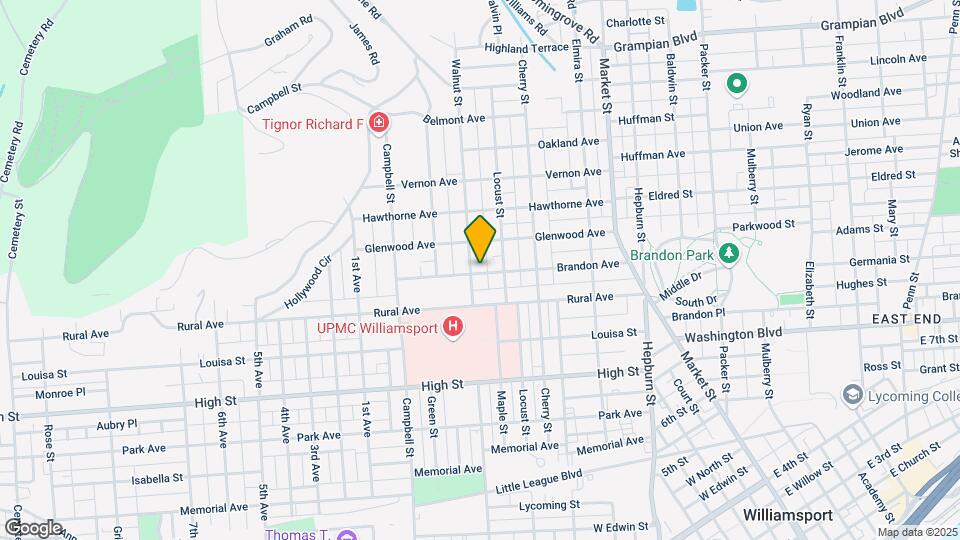 1002 Walnut St Mapa y Detalles de la Ubicación