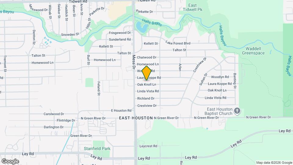 8837 Oak Knoll Ln Map and Location Details