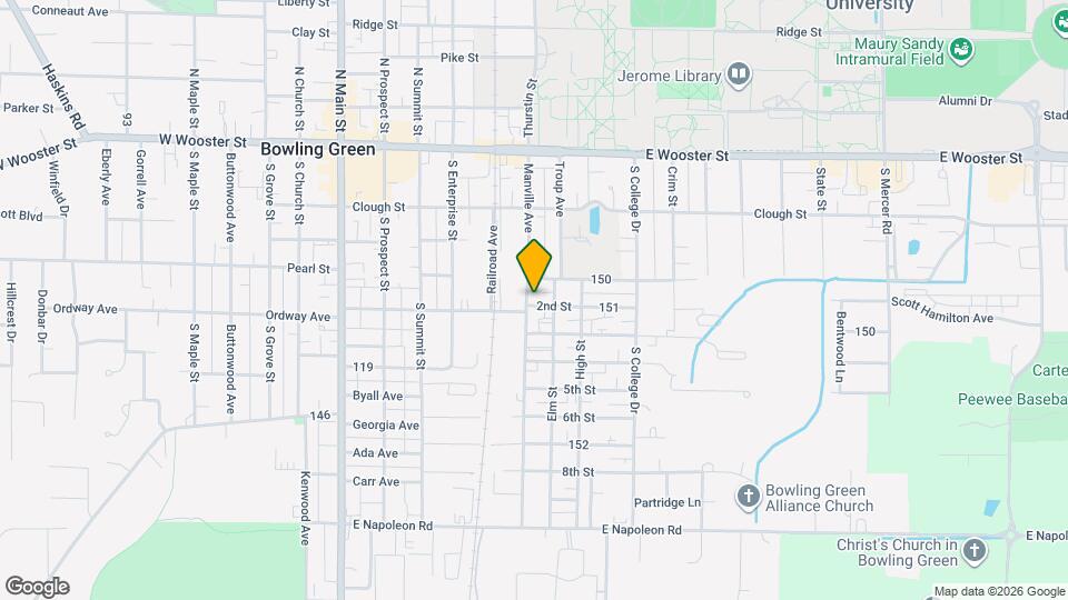 605 2nd St, Unit A Map and Location Details