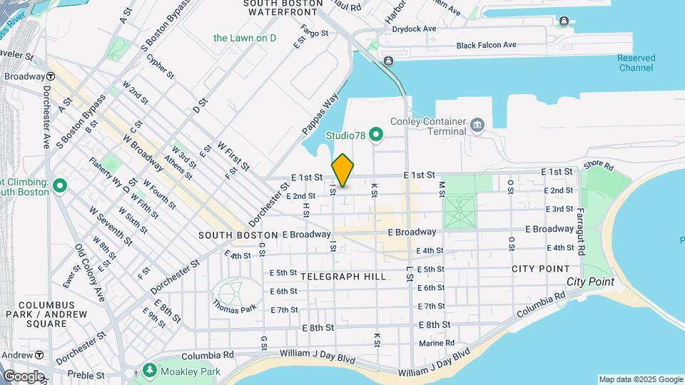 594 E 2nd St, Unit 1 Map and Location Details