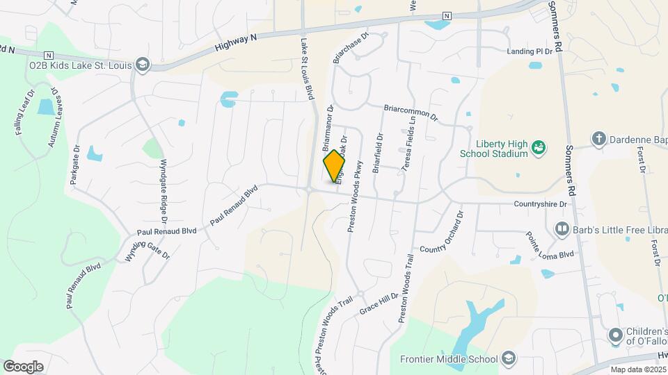 1837 English Oak Dr Map and Location Details