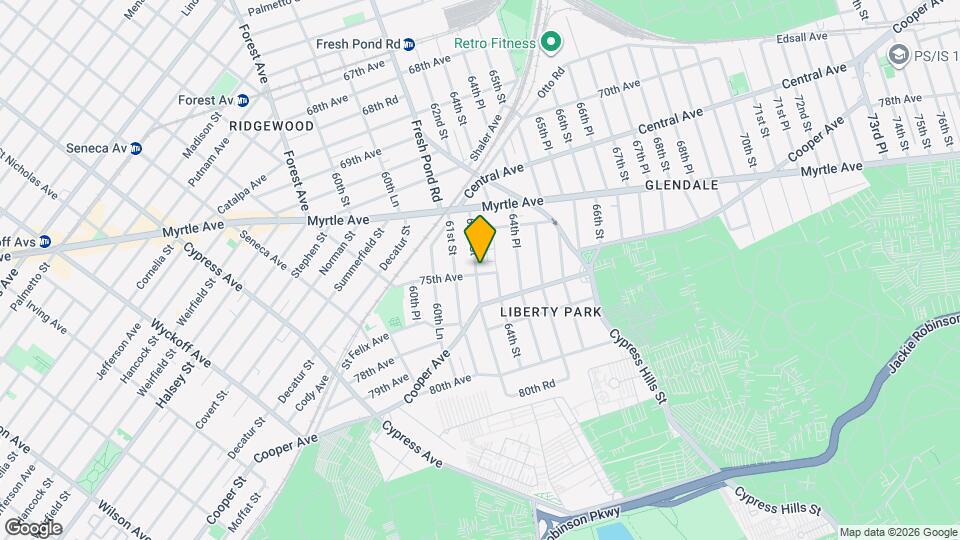 74-45 62nd St Map and Location Details