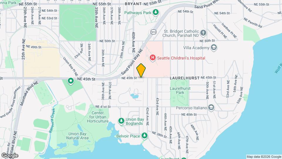 4021 NE 45th St Map and Location Details