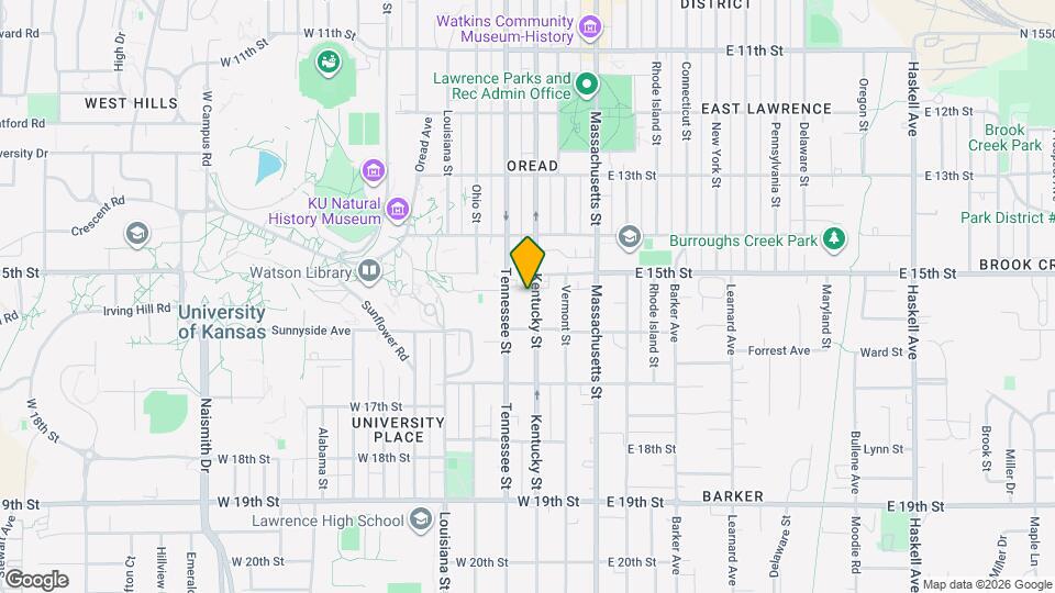 1521 Kentucky St Map and Location Details