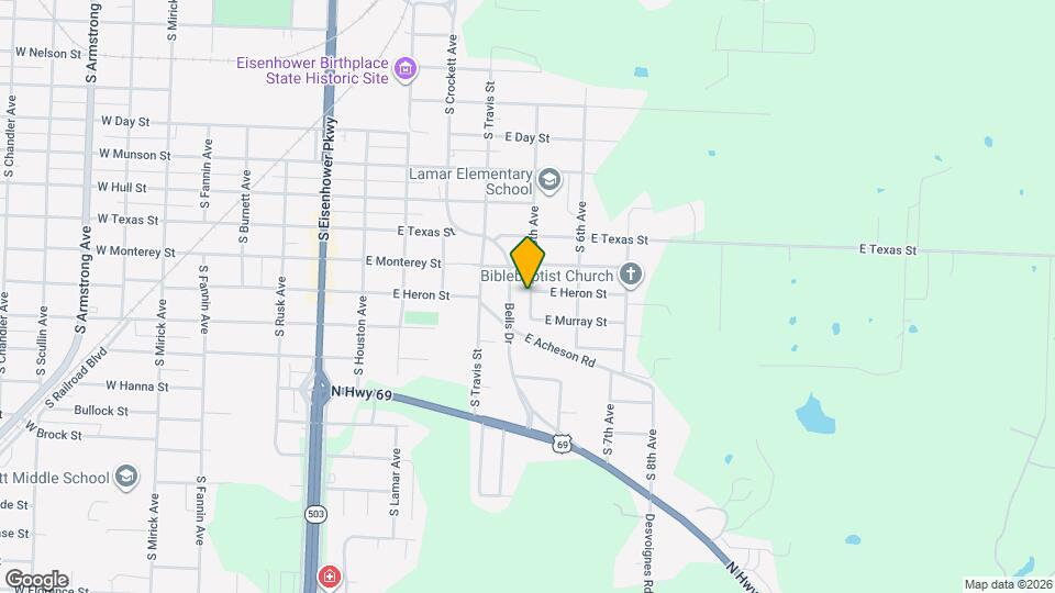 1309 S 5th Ave Map and Location Details