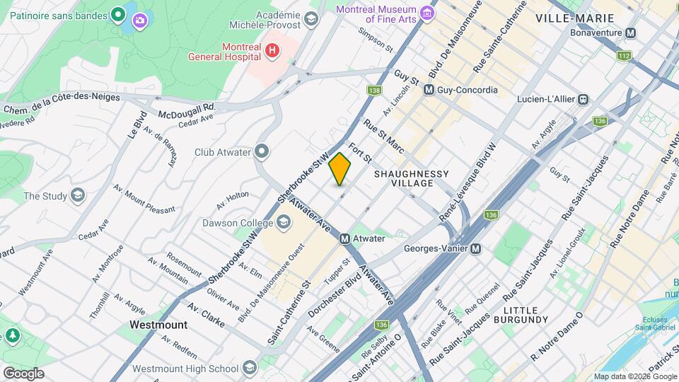 2175 De Maisonneuve Boul O Map and Location Details