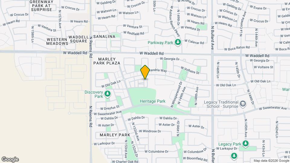 13394 N 151st Dr Map and Location Details