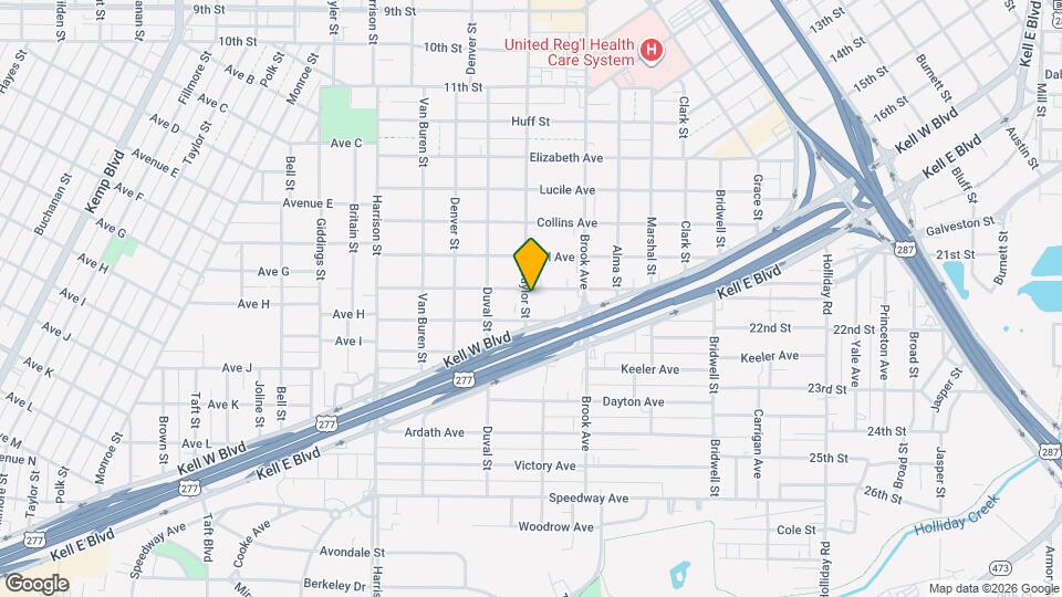 1723 McGregor Ave Map and Location Details