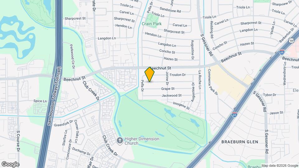 9115 Tanager St Map and Location Details