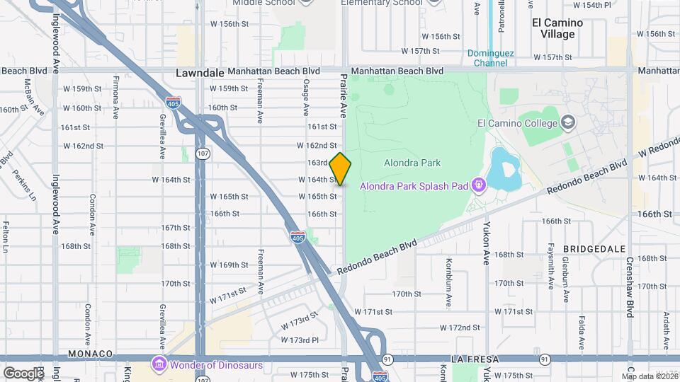4001 W 165th St Map and Location Details