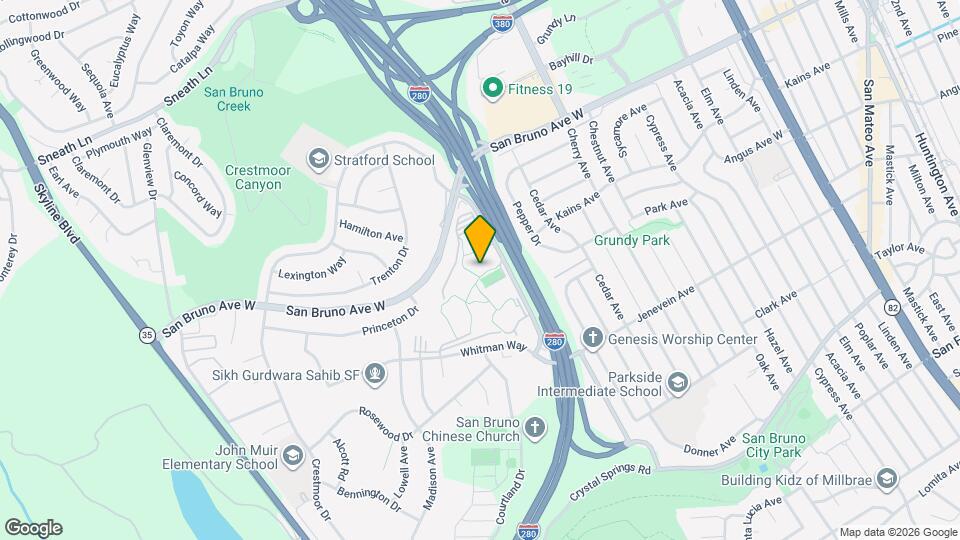 2159 Shelter Creek Ln Map and Location Details