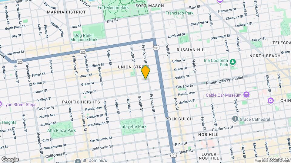 1730 Vallejo St Map and Location Details