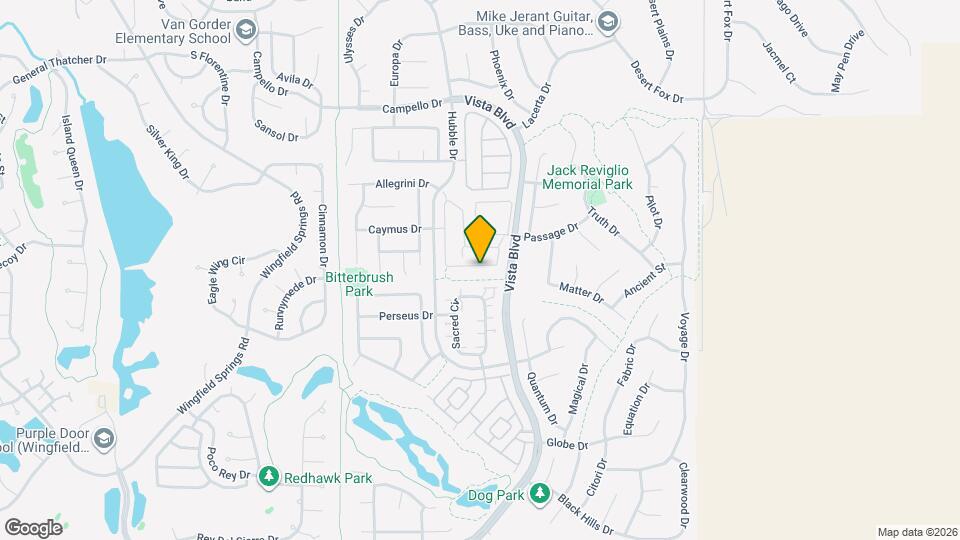 3935 Hazy Swale Way Map and Location Details