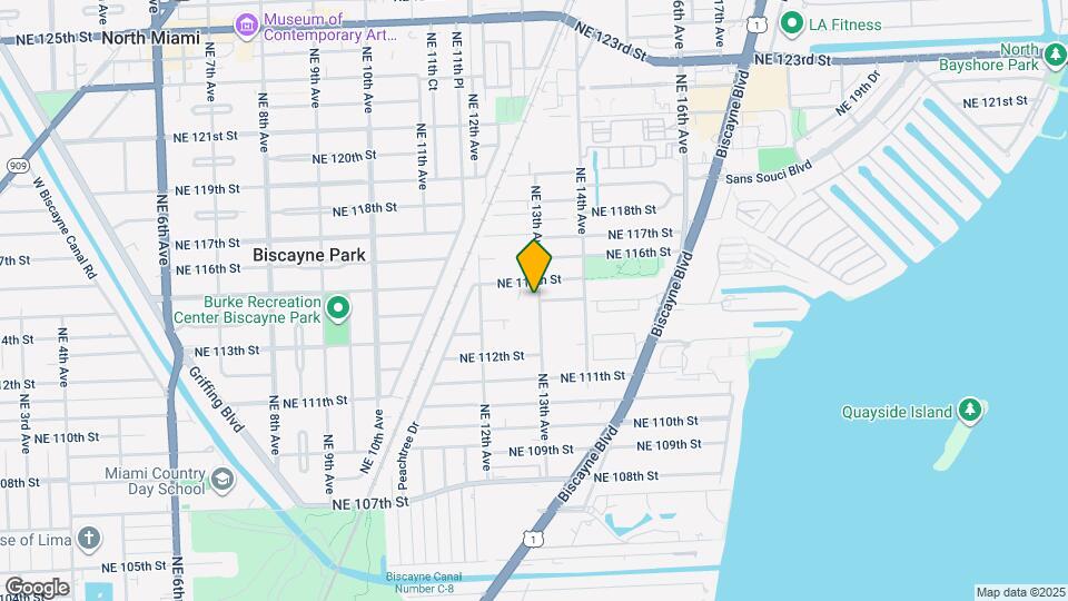 11422 NE 13th Ave, Unit B1 Mapa y Detalles de la Ubicación