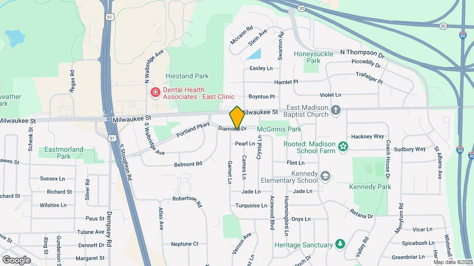 4505 Diamond Dr Map and Location Details