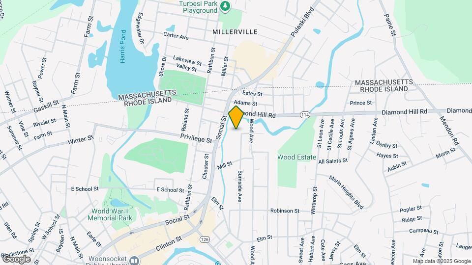 104 Mill St Mapa y Detalles de la Ubicación