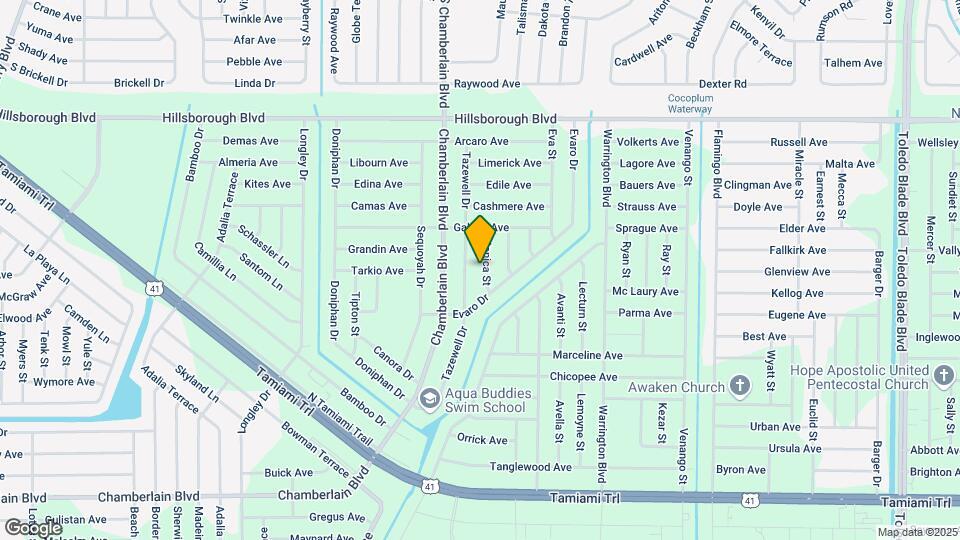 205 Monica St Map and Location Details