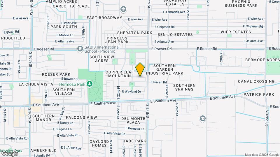 2331 E Sunland Ave Map and Location Details