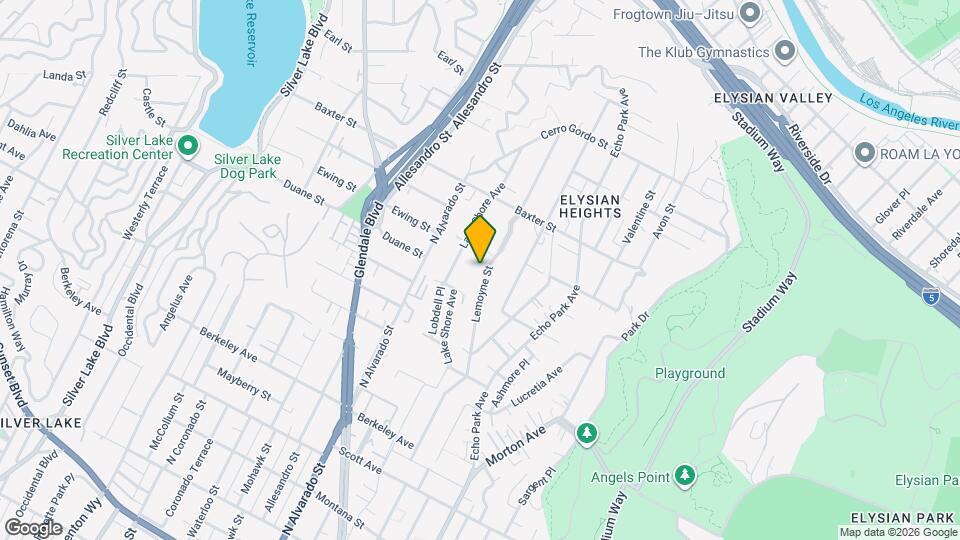 1933 1/2 Lemoyne St Map and Location Details