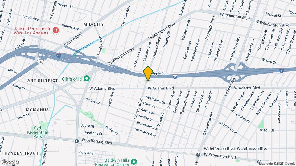 2536 Hauser Blvd Map and Location Details