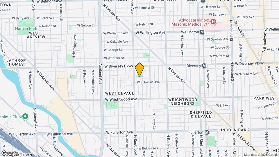 2710 N Wayne Ave Map and Location Details