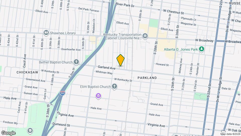 841 Hazel St Mapa y Detalles de la Ubicación