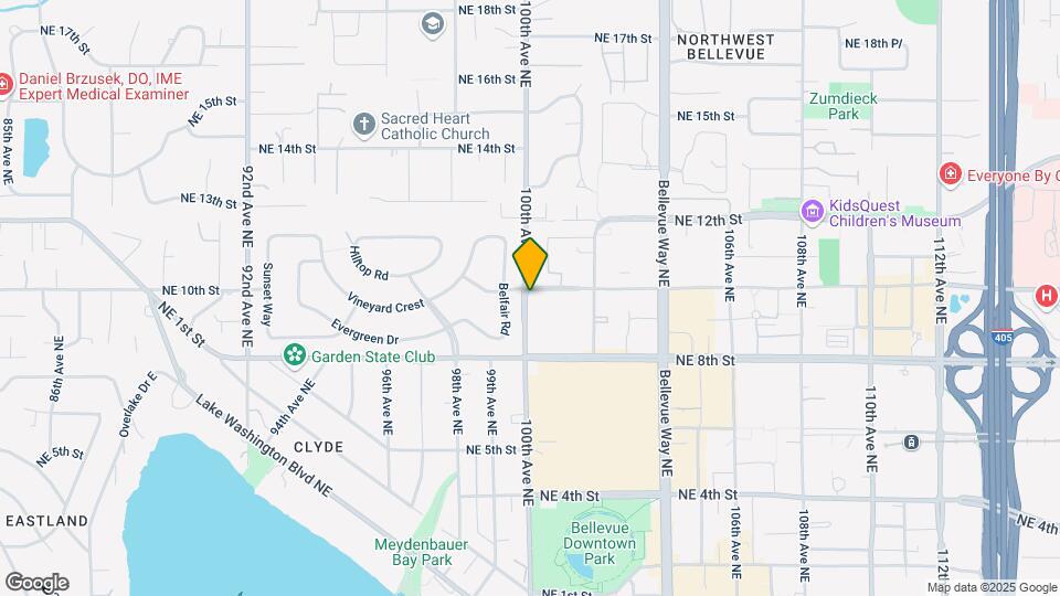 970 100th Ave NE Map and Location Details