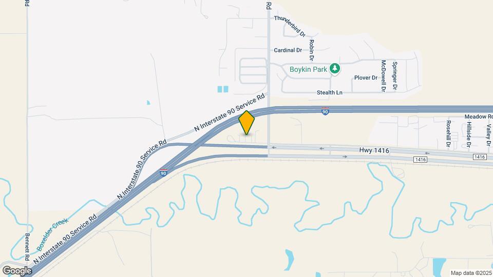 718 Box Elder Rd W Map and Location Details