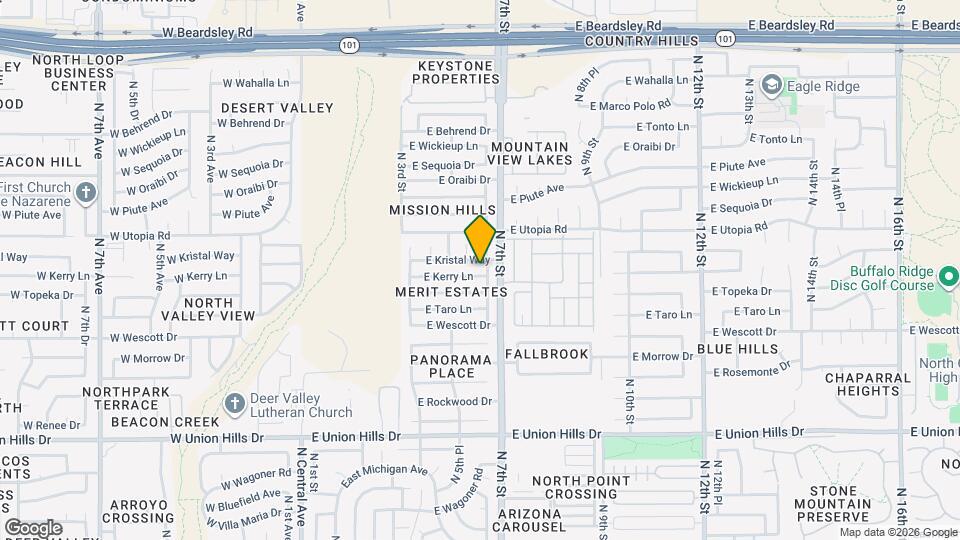 530 E Kerry Ln Map and Location Details