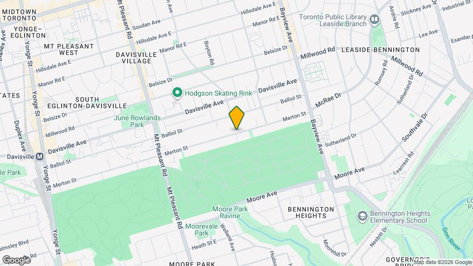 538 Merton St, Unit 2 Map and Location Details